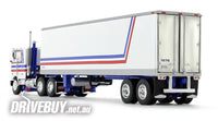 DCP by First Gear Bicentennial Patriot Peterbilt Model 352 Truck w/ 40' Vintage Reefer 1/64