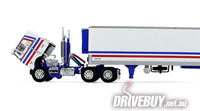 DCP by First Gear Bicentennial Patriot Peterbilt Model 352 Truck w/ 40' Vintage Reefer 1/64