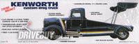 AMT Tyrone Malone's Kenworth Bandag Custom Drag Truck Model Kit 1/25