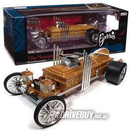 AUTOWORLD THE MUNSTERS' DRAGULA BY GEORGE BARRIS 1:18