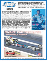 Atlantis Don The Snake Prudhomme Front Engine Dragster Model Kit 1/24