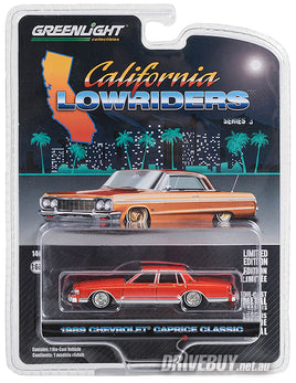 Greenlight California Lowriders 1989 Chevy Caprice Classic in Custom Red 1/64