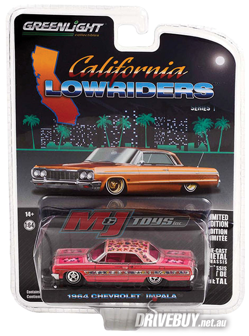 1964 Chevy Impala SS Gypsy Rose 1/64 - Greenlight Diecast