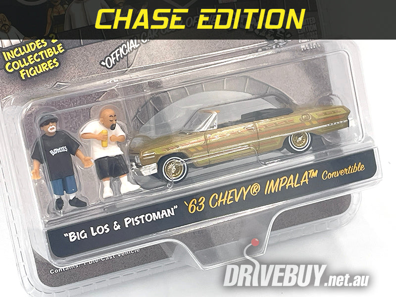 HOMIE Rollerz ミニカー ’63 CHEVY® IMPALA™ Greenlight Homie Rollerz **CHASE** 1963 Chevrolet Impala SS