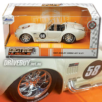 Jada Big Time Muscle 1965 Shelby Cobra 427 SC in Ivory 1/24