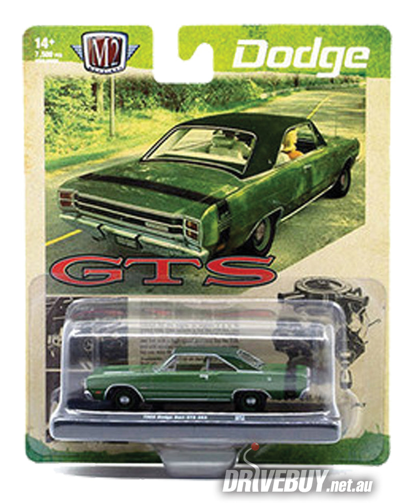 1969 Dodge Dart GTS 383 1/64 - M2 Diecast - Green Black| DriveBuy