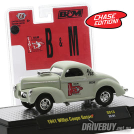 M2 machines ** Chase Edition ** B&M Automotive 1941 Willys Gasser 1/64
