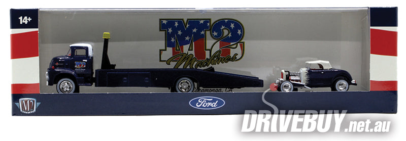 M2 Machines Speed & Chrome 1956 Ford COE & 1932 Ford Roadster 1/64