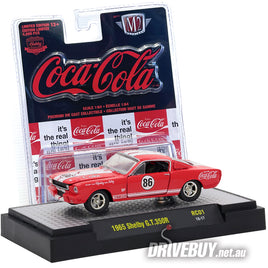 M2 Machines Coca-Cola 1965 FORD SHELBY MUSTANG GT350R 1/64
