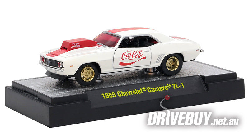 M2 Machines Coca-Cola 1969 Chevy Camaro ZL1 1/64| DriveBuy