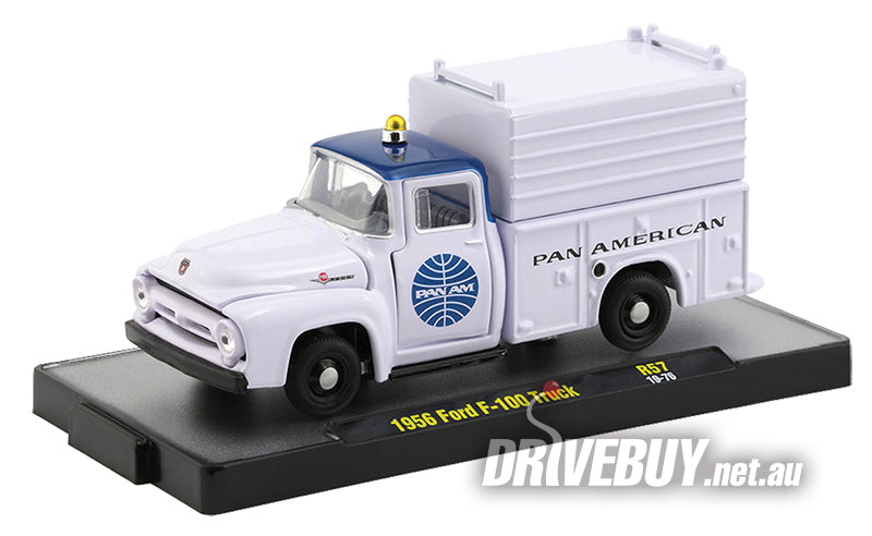 M2マシーン 1956 フォード F-100 - ティール M2マシーン AUTO-TRUCKS 1/64 1956 フォード F-100 トウ