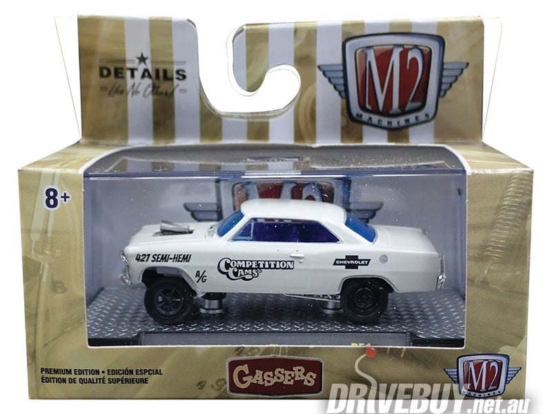 M2 Machines Competition Cams 1967 Chevy Nova Gasser 1/64| DriveBuy