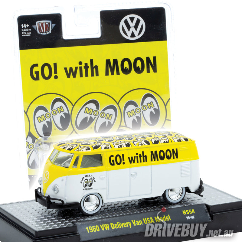 M2 Machines GO! with MOON トラック M2 Machines Go With Moon 1960 VW Volkswagen Kombi Delivery 1/64