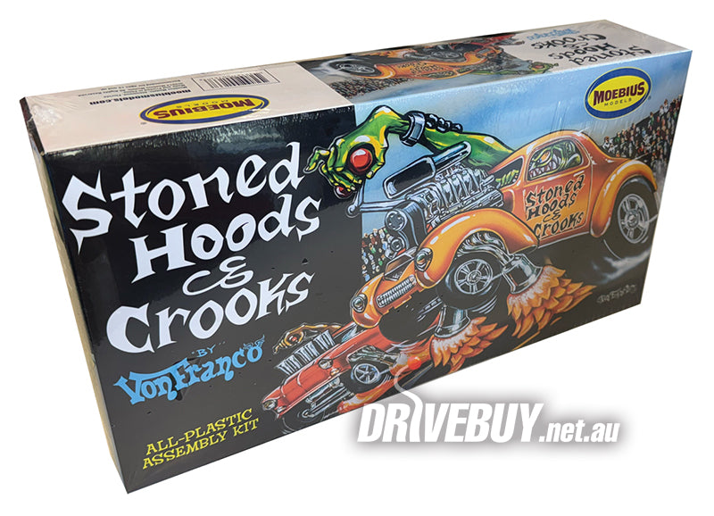 Moebius Stoned Hoods & Crooks Willys by Von Franco Model Kit