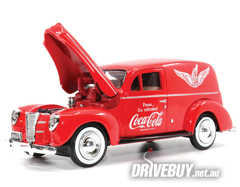 Motor City Classics Coca-Cola 1940 Ford Delivery Van w/ Cooler 1