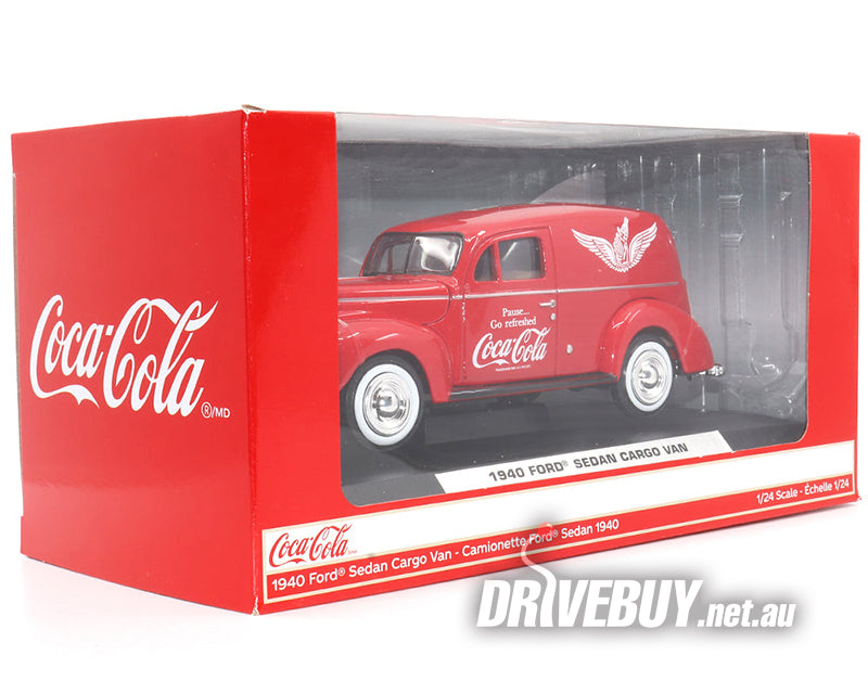 Motor City Classics Coca-Cola 1940 Ford Delivery Van w/ Cooler 1