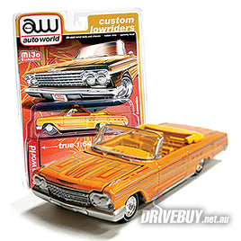 Autoworld MiJo Exclusive 1962 CHEVY IMPALA SS CONVERTIBLE LOWRIDER 1/64