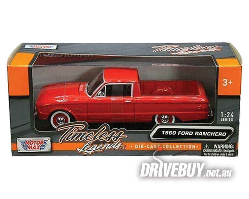 MotorMax 1960 Ford Ranchero in Red 1/24| DriveBuy