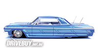 Maisto Design 1964 Chevy Impala SS Lowrider in Blue 1/26 (1/24)