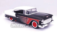 JADA BIG TIME MUSCLE 1955 CHEVY BEL AIR 1/24 IN SATIN BLACK