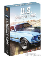 US MUSCLE CARS 4X DVD COLLECTION