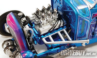 
              1932 Ford Hot Rod Roadster Blue Flame 1/18 - ACME Diecast - Blue Purple
            