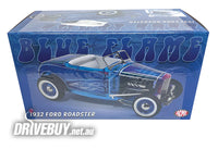 
              1932 Ford Hot Rod Roadster Blue Flame 1/18 - ACME Diecast - Blue Purple
            