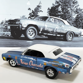 ACME 1970 'BRIGGS CHEVROLET' CHEVELLE CONVERTIBLE DRAG CAR 1/18