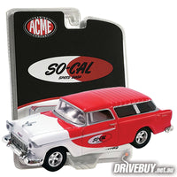 
              1955 Chevy Nomad So Cal Speed Shop 1/64 - ACME Diecast - Red White
            