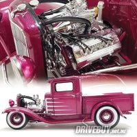 
              1932 Ford Hot Rod Pickup Truck 1/18 - ACME Diecast - Cotton Candy GNDS#7
            