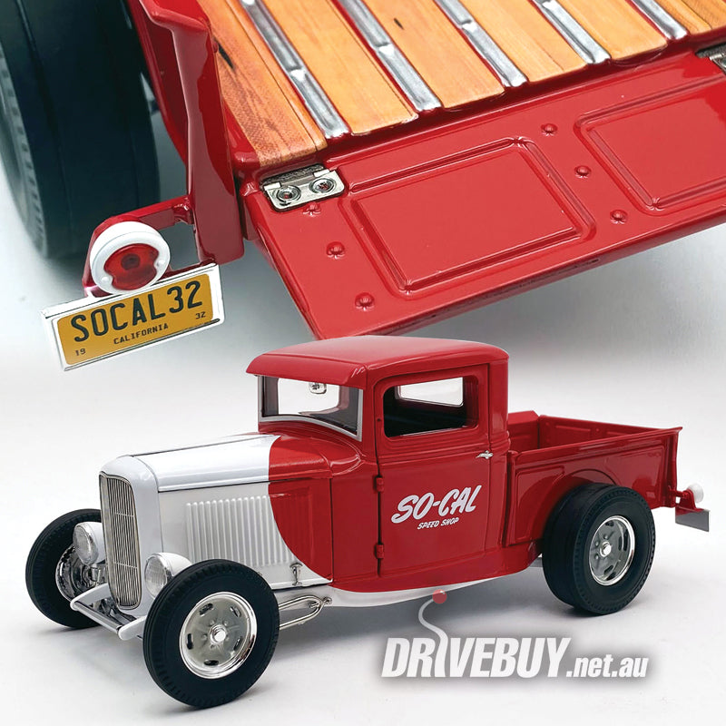 1932 Ford Hot Rod Pickup Truck 1/18 - ACME Diecast - So Cal Speed