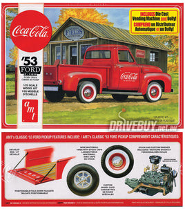 AMT Coca Cola 1953 Ford F100 Pickup Model Kit 1/25