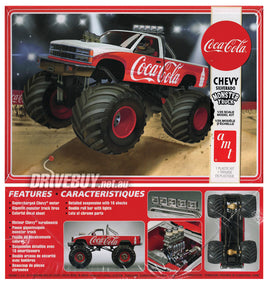 AMT Coca Cola 1988 Chevy Silverado Monster Truck Model Kit 1/25