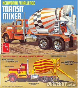 Kenworth Challenge Transit Cement Mixer 1/25 – AMT Model Kit