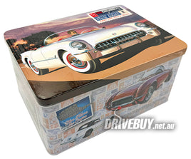 AMT 1953 Chevy Corvette USPS Stamp Series Model Kit (Steel Tin) 1/25