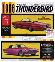 
              AMT 1966 Ford Thunderbird Custom 3-in-1 Model Kit 1/25
            
