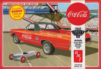 
              AMT Coca Cola 1968 Chevy El Camino + Soap Box Derby Racer Model Kit 1/25
            
