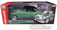 
              AUTO WORLD 1950 OLDSMOBILE ROCKET 88 HOLIDAY COUPE 1/18
            