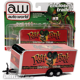 AUTOWORLD RAT FINK RACING TEAM TRAILER 1/64