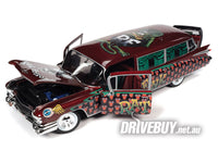 
              AUTOWORLD 1959 CADILLAC ELDORADO HEARSE RAT FINK 1/18
            