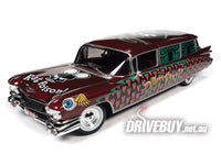 
              AUTOWORLD 1959 CADILLAC ELDORADO HEARSE RAT FINK 1/18
            