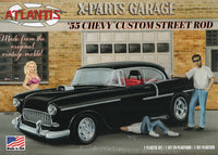 
              1955 Chevy Bel Air Custom Street Rod X-Parts Garage 1/25 - Atlantis Model Kit
            