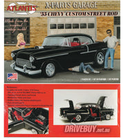 
              1955 Chevy Bel Air Custom Street Rod X-Parts Garage 1/25 - Atlantis Model Kit
            