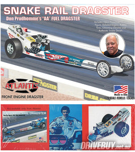 Atlantis Don The Snake Prudhomme Front Engine Dragster Model Kit 1/24