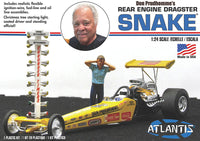 
              Atlantis Don The Snake Prudhomme Rear Engine Dragster Model Kit 1/24
            
