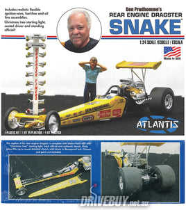 Atlantis Don The Snake Prudhomme Rear Engine Dragster Model Kit 1/24