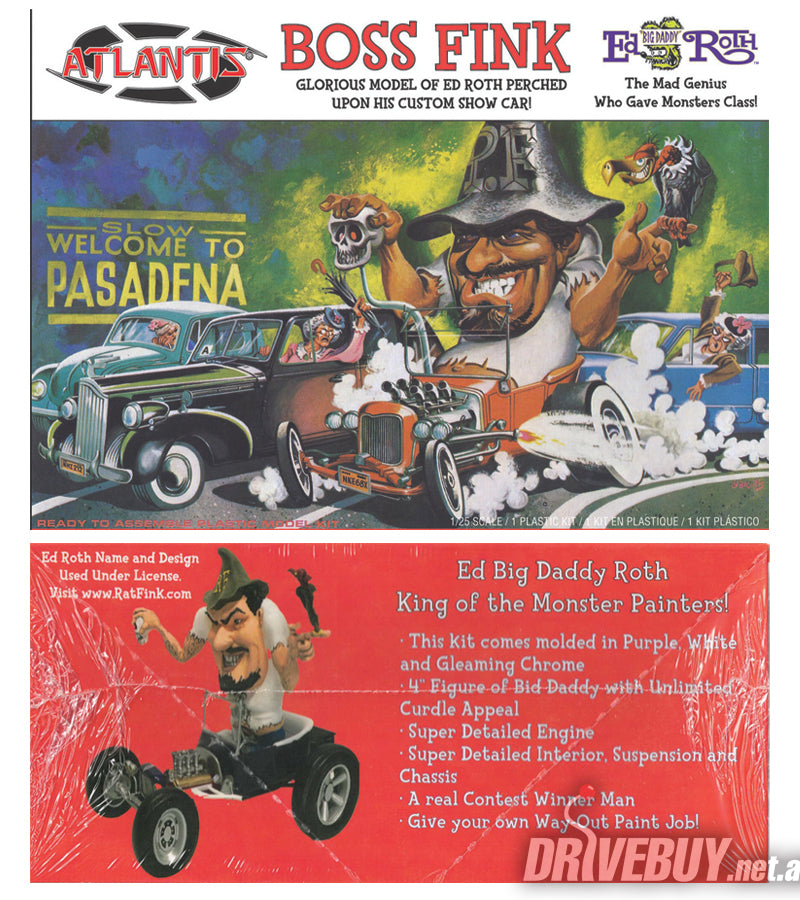 Ed Big Daddy Roth Boss Fink Welcome to Pasadena 1/25 - Atlantis