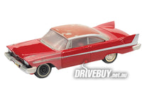 
              1958 Plymouth Fury Christine Part Restored 1/64 - AutoWorld Diecast - Red Patina
            