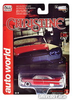 
              1958 Plymouth Fury Christine Part Restored 1/64 - AutoWorld Diecast - Red Patina
            