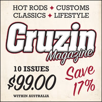 
              Cruzin Magazine Subscribe or Renew (Australia) 1 Year / 10 Issues
            